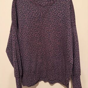 Abercrombie & Fitch Brown Animal Print Top
